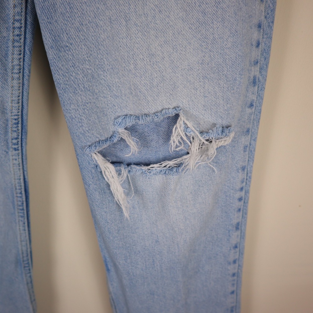 We The Free Lasso Straight Leg Jeans Button Fly Size 27 Waist 29" Inseam 30" - Picture 4 of 16